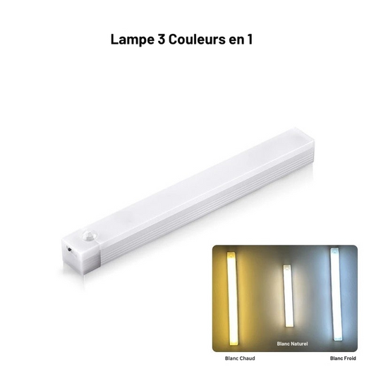 Lampe à Barre LED Rechargeable USB Type C - Éclat Moderne
